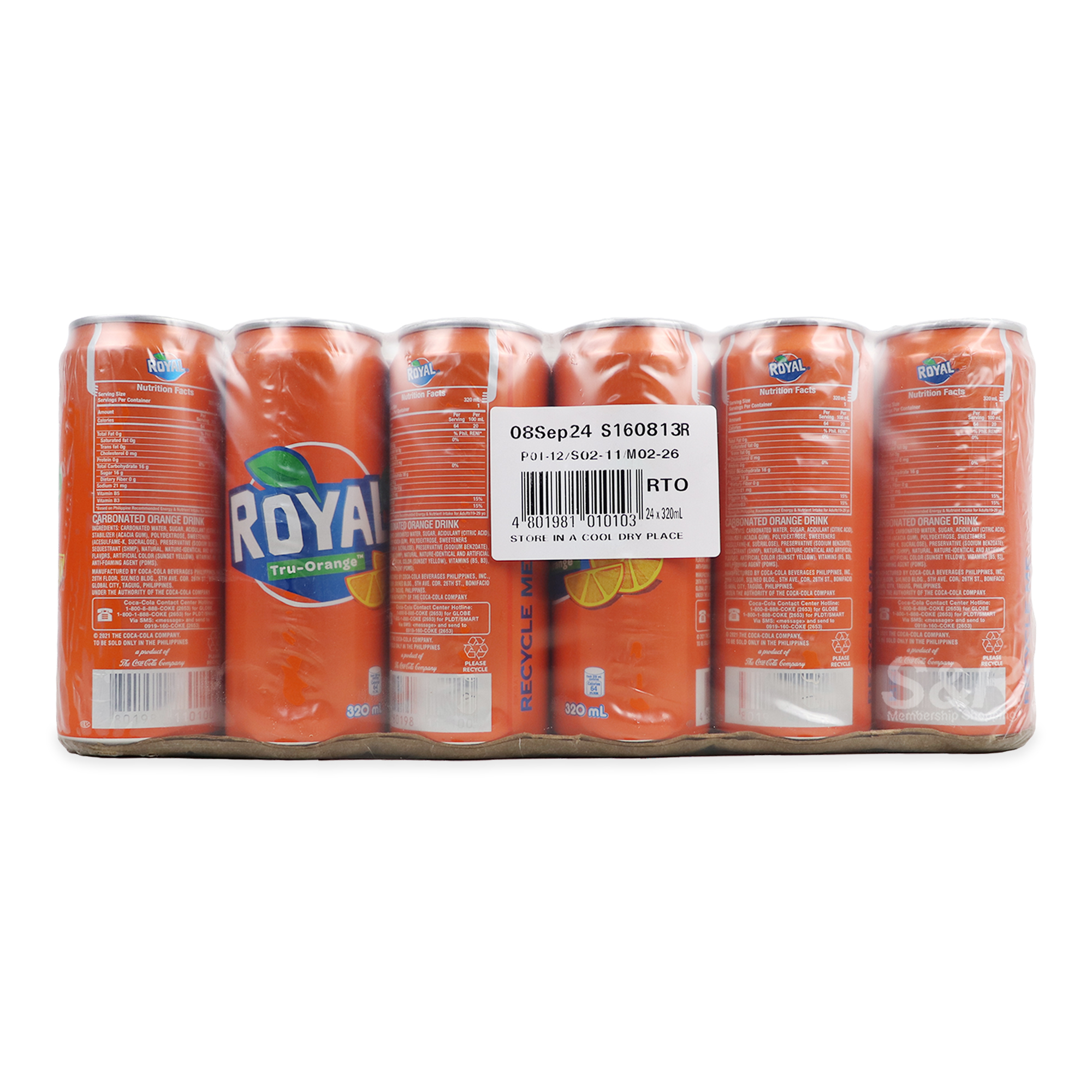 Royal Tru-Orange 24x320mL Royal Tru-Orange 24x320mL
